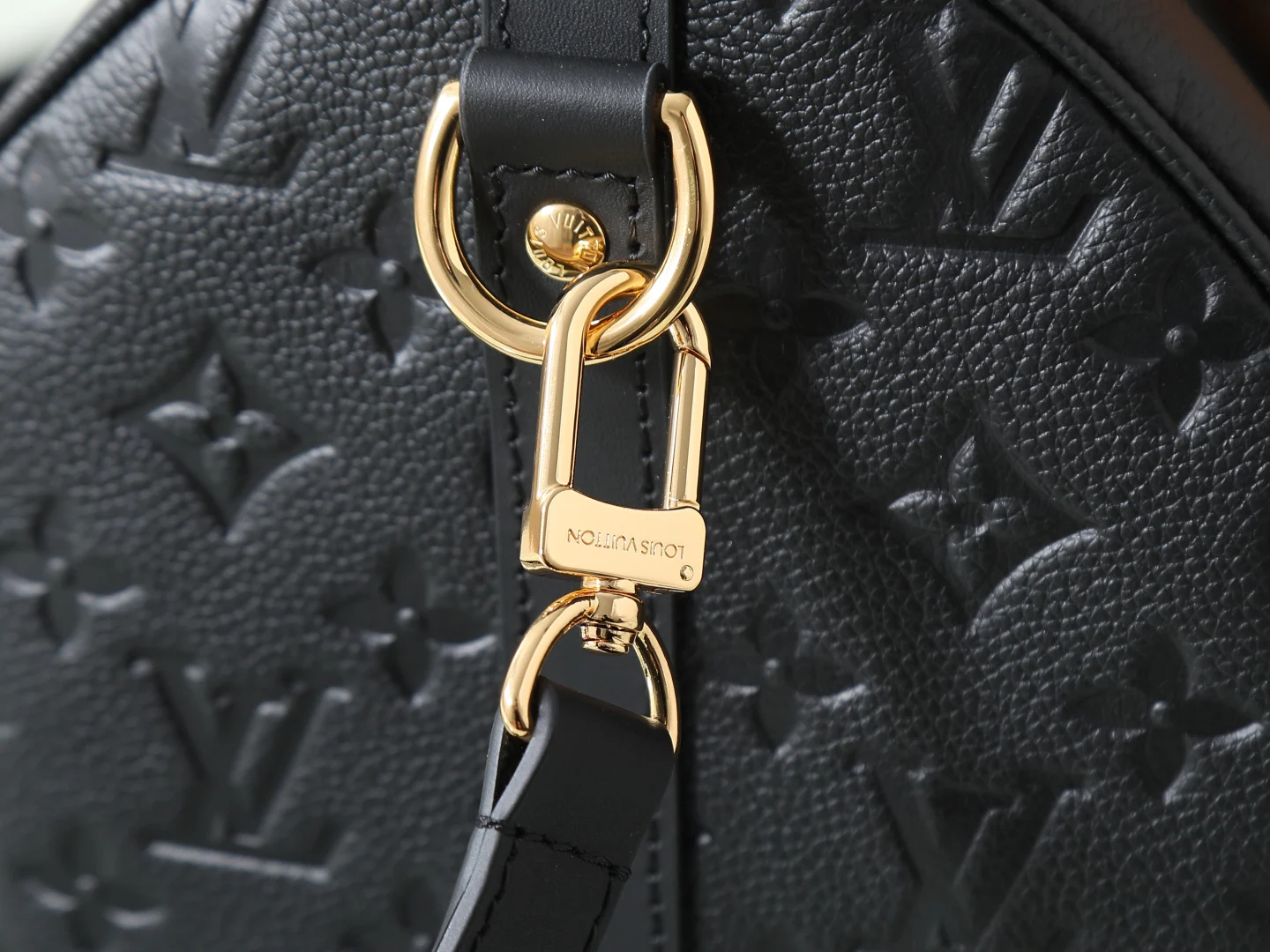 Louis Vuitton Speedy Soft 30 Black Monogram Empreinte Black Monogram Empreinte · M47186