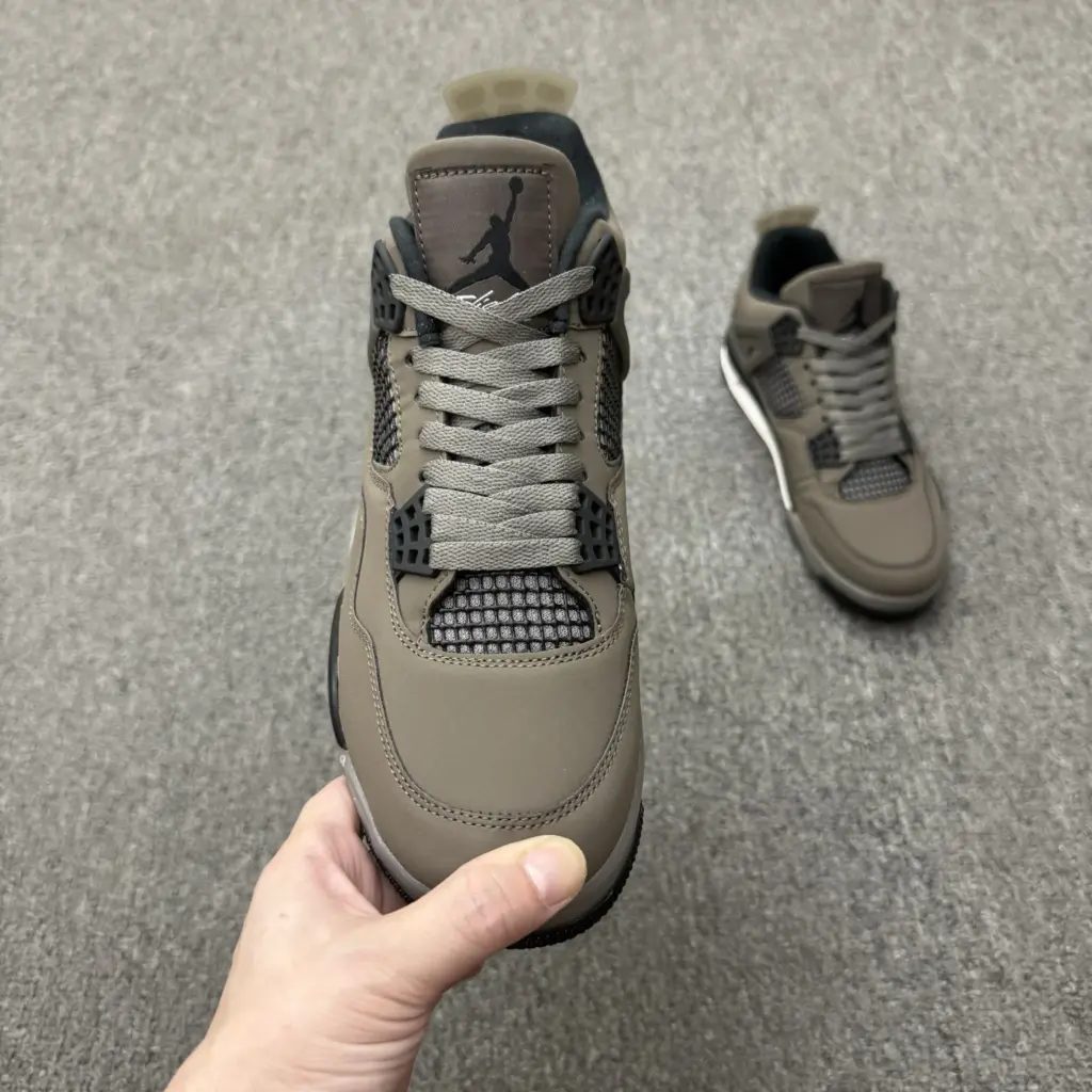 Air Jordan 4 Cave Stone and Black