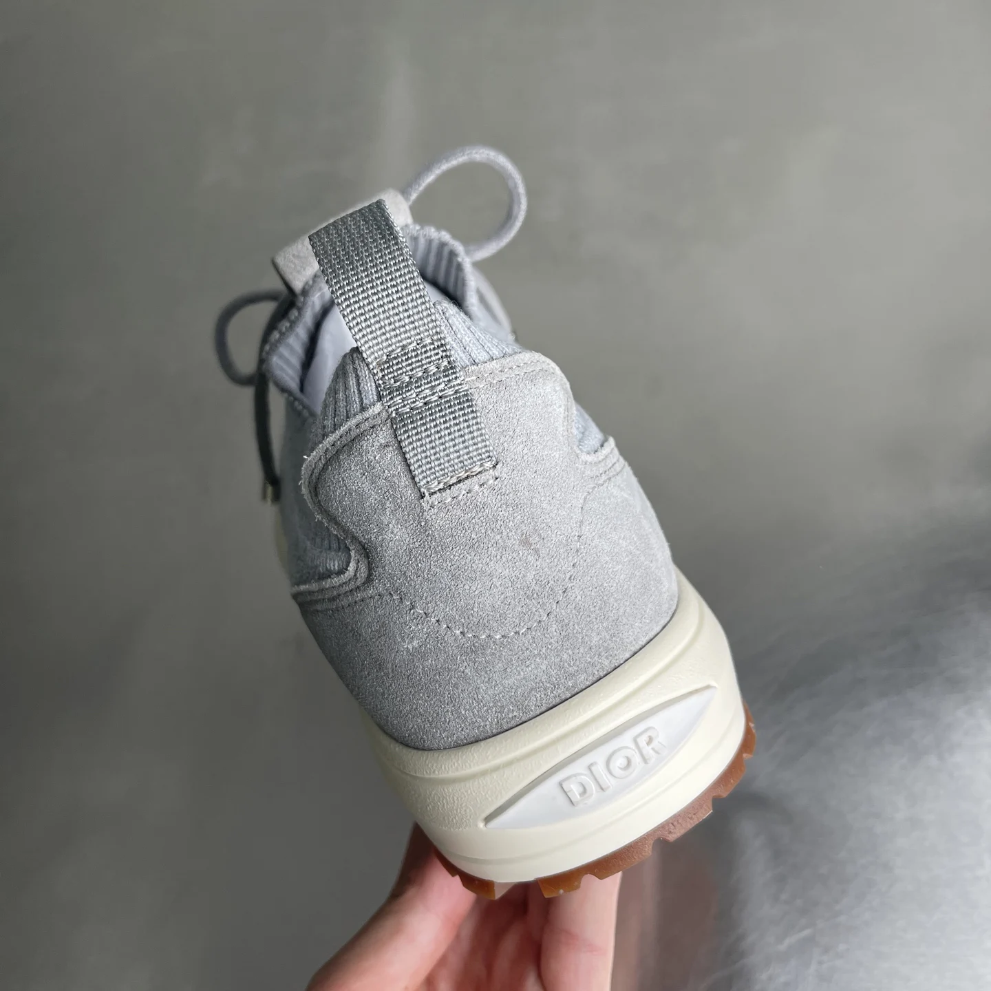 Dior B80 Lounge Sneaker Gray Cannage · 3SN333AAS_H806