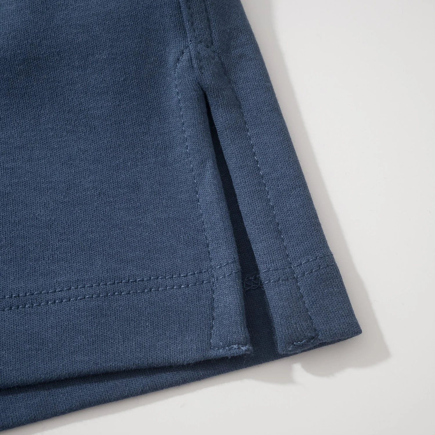 Hermès H'Cheval T-Shirt with Leather Detail Marine
