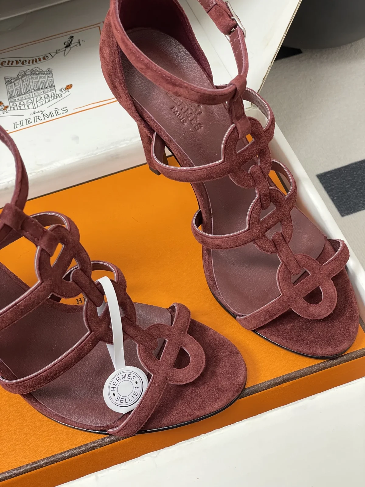 Hermès Magic 70 Sandal Rouge H / Rouge H