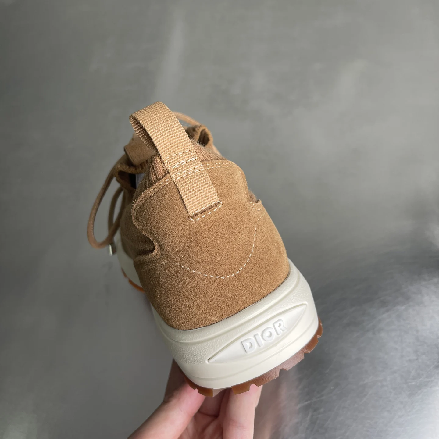 Dior B80 Lounge Sneaker Beige Cannage · 3SN333AAS_H718