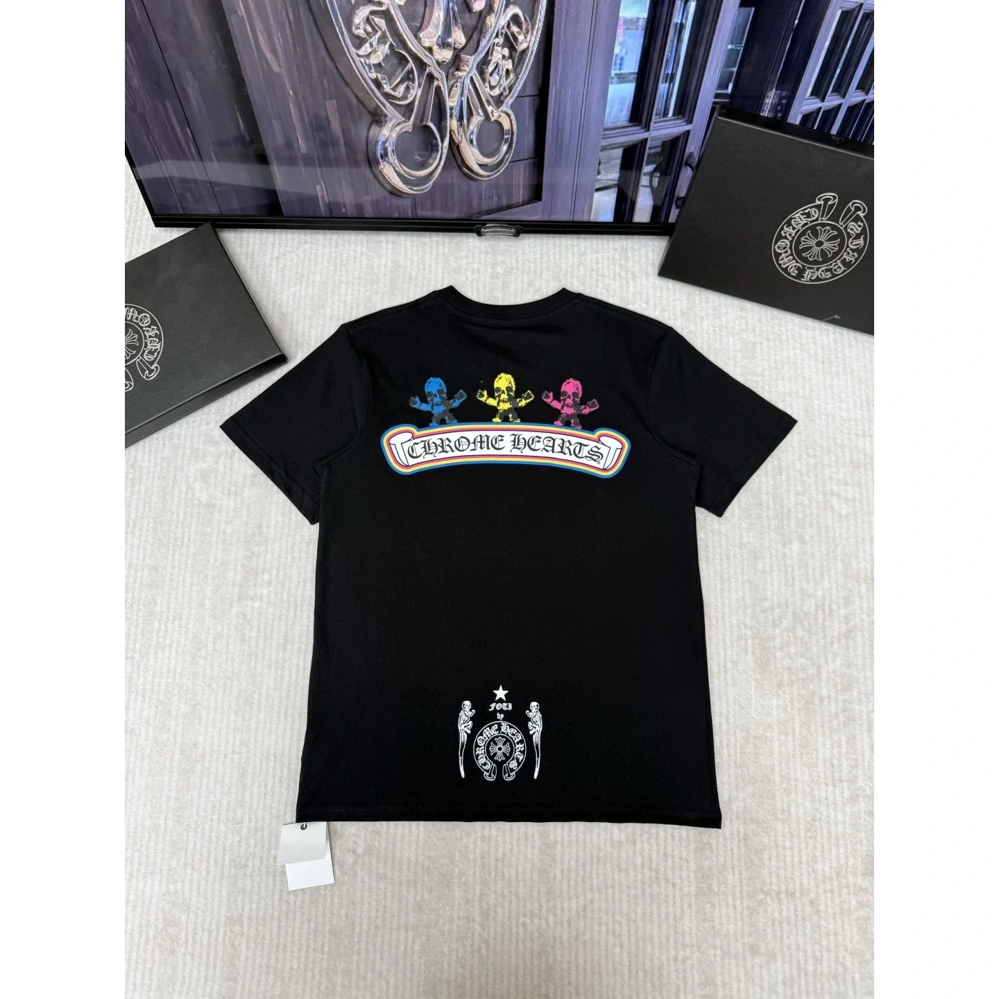 Chrome Hearts Foti Harris Teeter Skull Tee Black