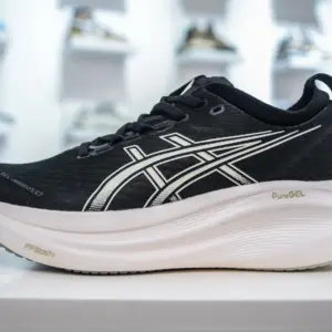 ASICS GEL-NIMBUS 27 Black / Lake Grey · 1011B958-002