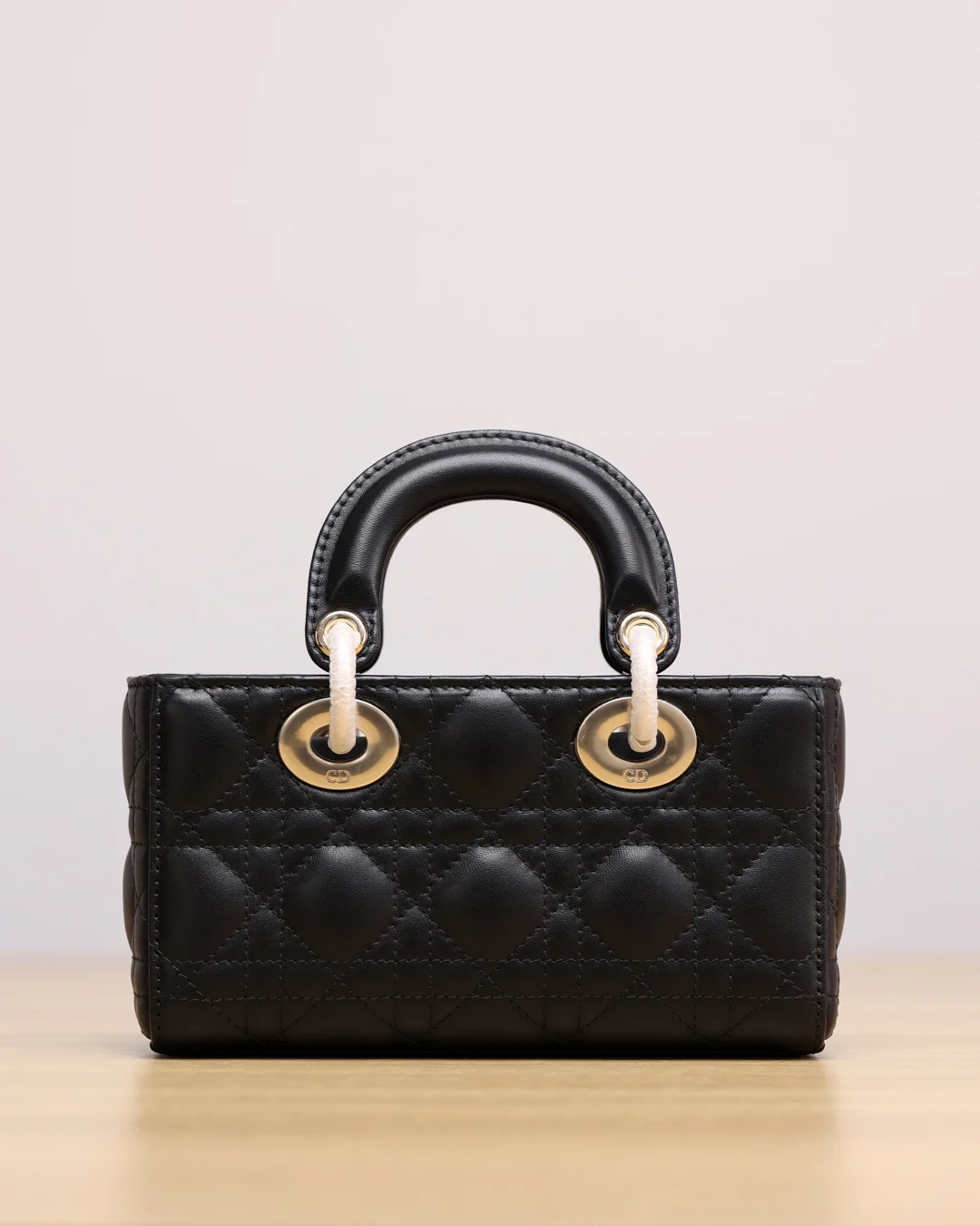 Mini Lady D-Joy Bag Black Cannage Lambskin · M0636ONGE_M900