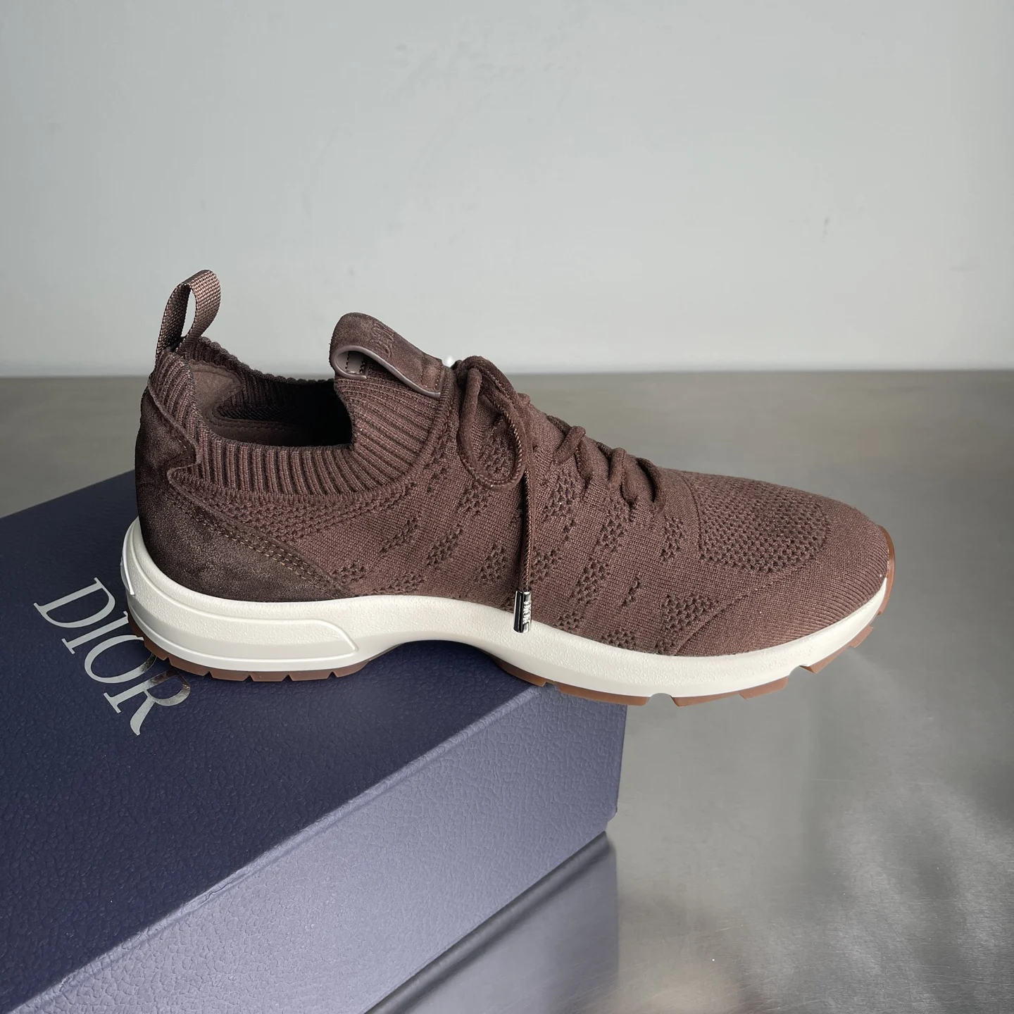 Dior B80 Lounge Sneaker Brown Cannage · 3SN333AAS_H707