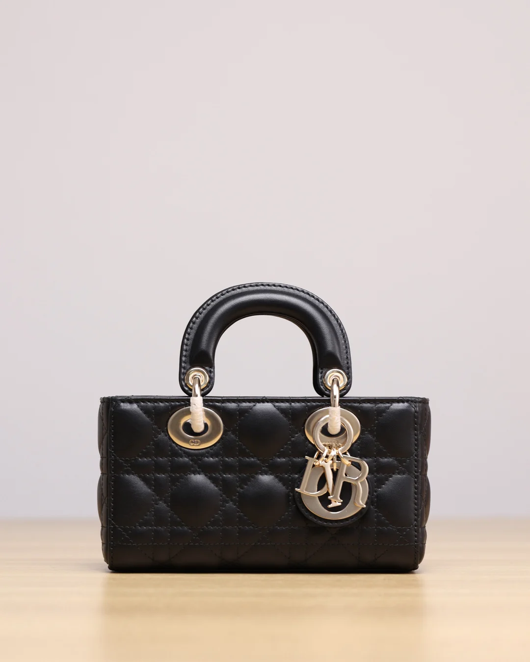 Mini Lady D-Joy Bag Black Cannage Lambskin · M0636ONGE_M900