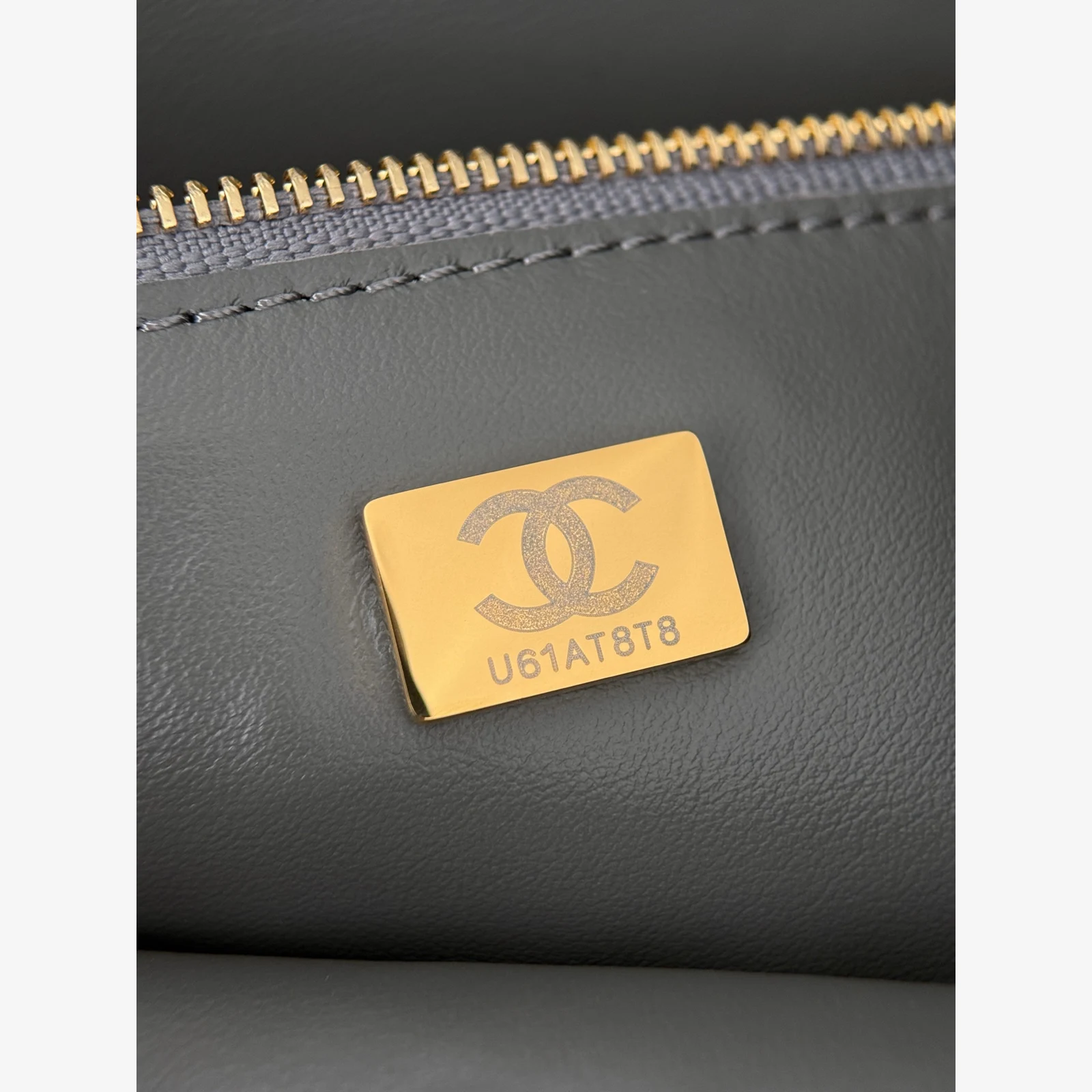 Chanel Maxi Flap Bag AS6627 · Suede Calfskin Dark Grey · Suede Calfskin · Gold-Tone Metal