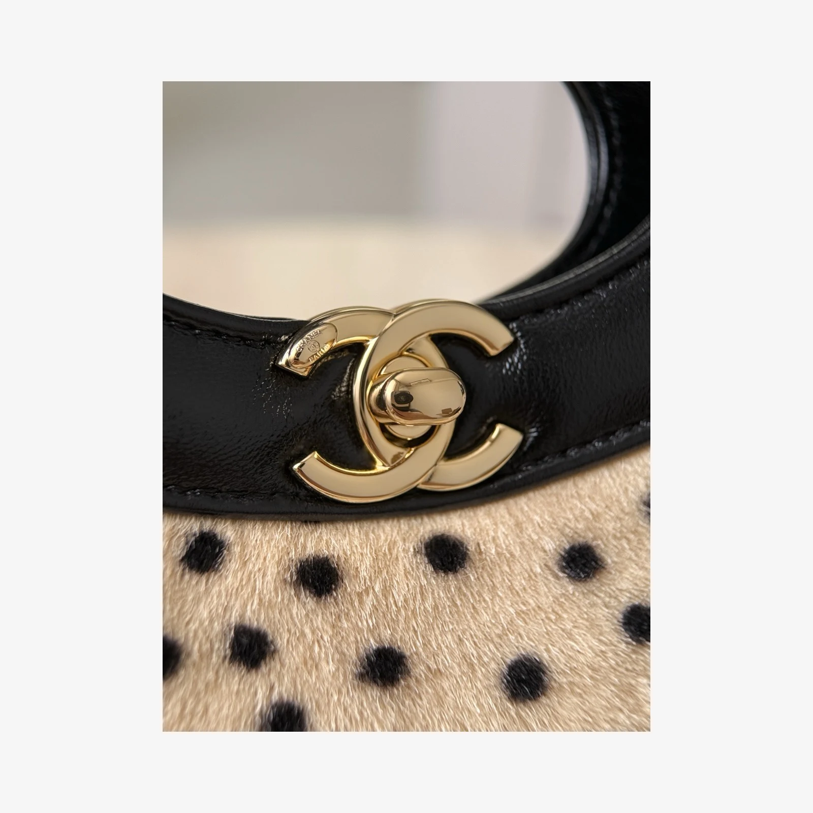 Chanel 31 Mini Shopping Bag AS4133 · Light Beige & Black Light Beige & Black · Lambskin · Gold-Tone Metal