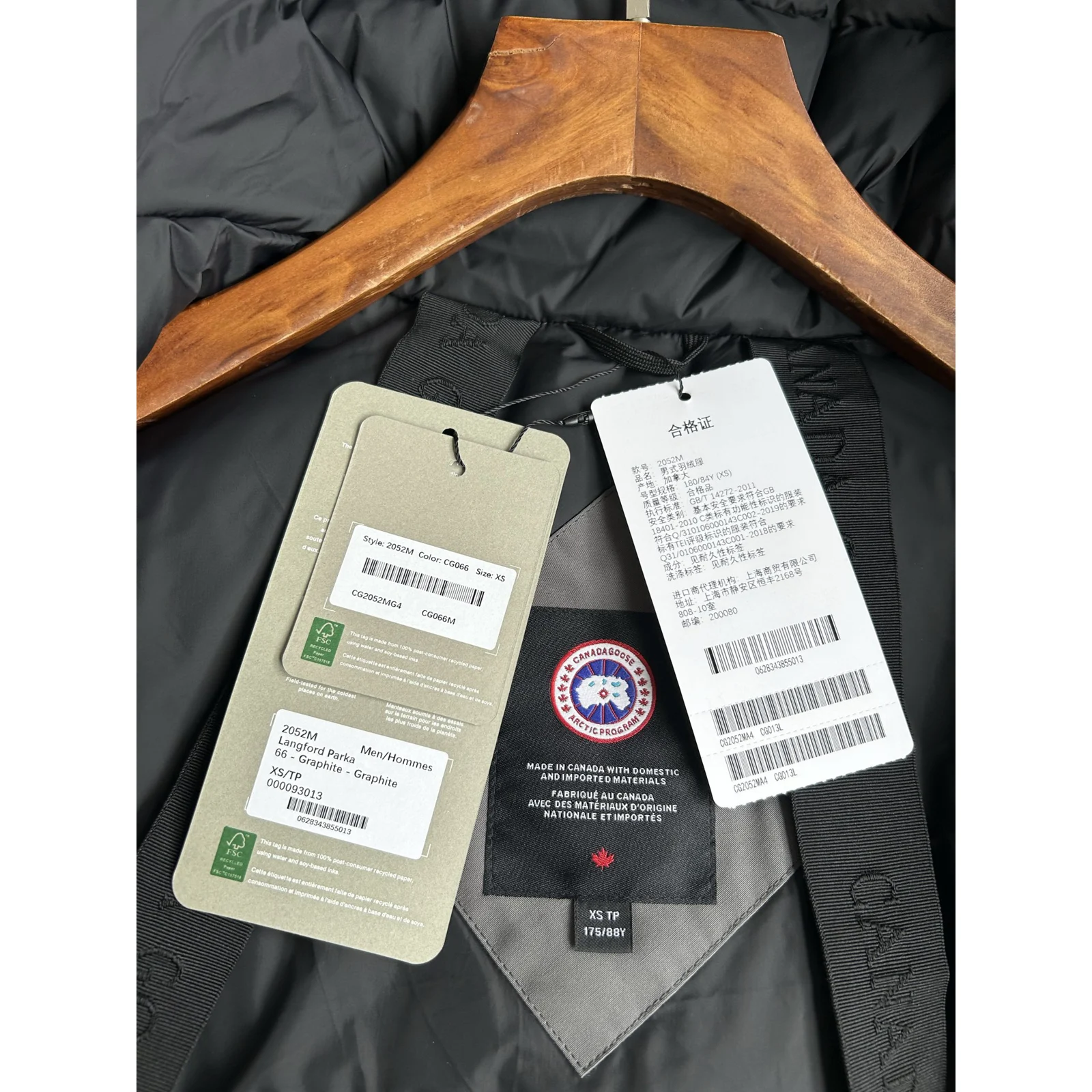 Canada Goose Langford Parka Granite Grey / Classic Disc · 2052M-9431