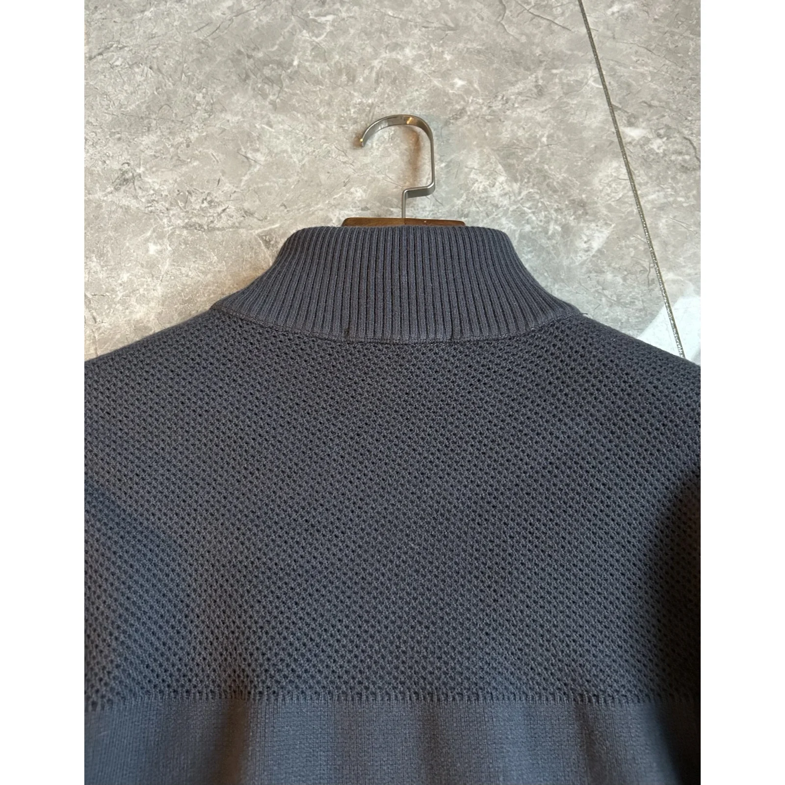 Canada Goose Men's HyBridge Knit Jacket Iron Grey / Classic Disc · 6830M-9699
