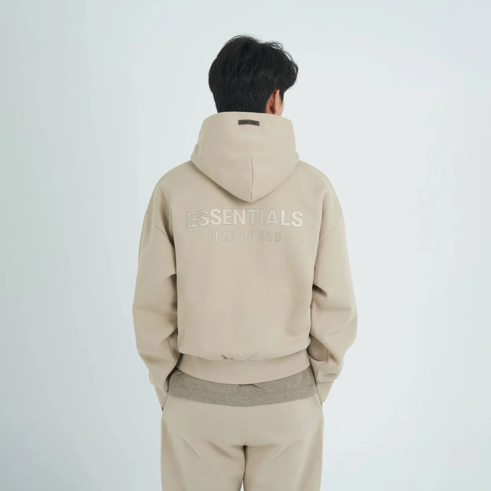 Fear of God Essentials · SS25 · Classic Fleece Hoodie · Timber