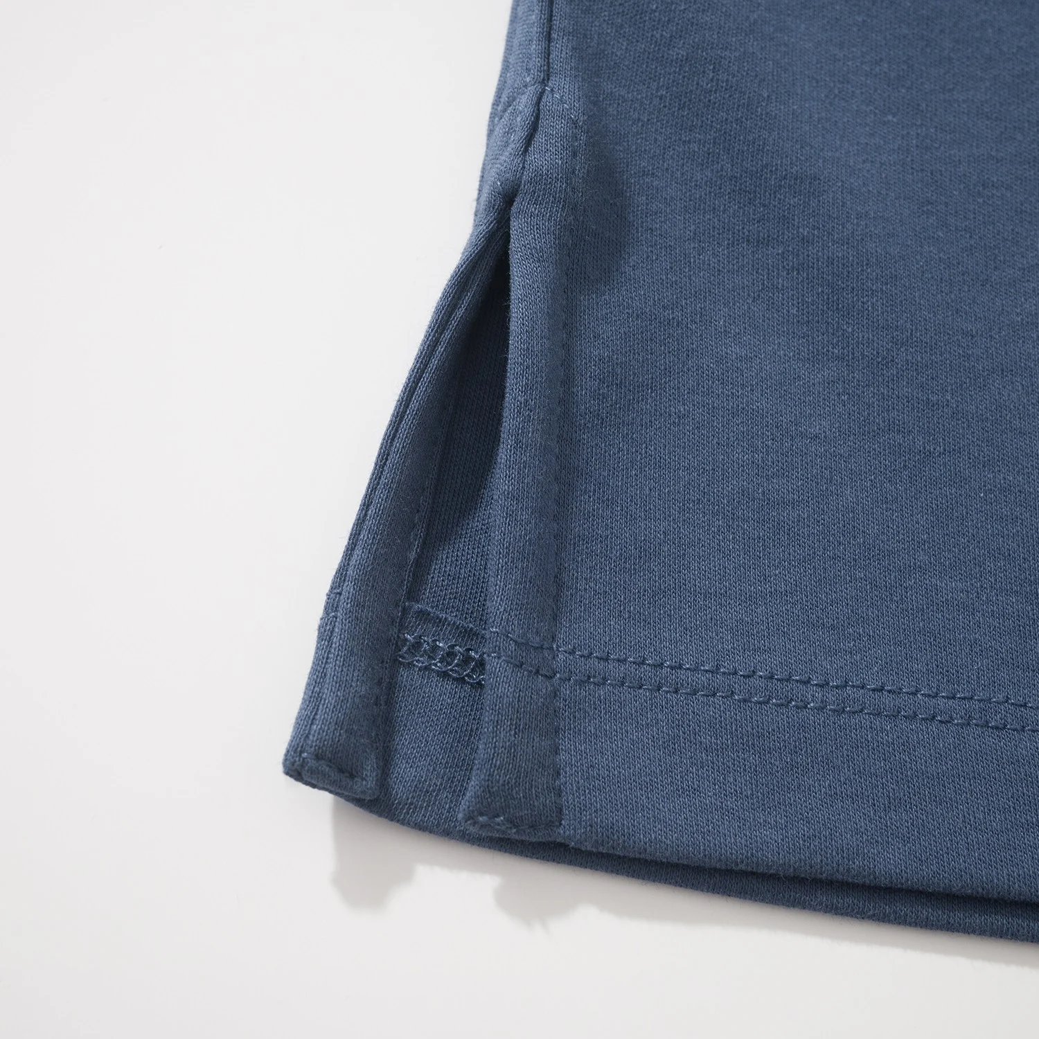 Hermès H'Cheval T-Shirt with Leather Detail Marine