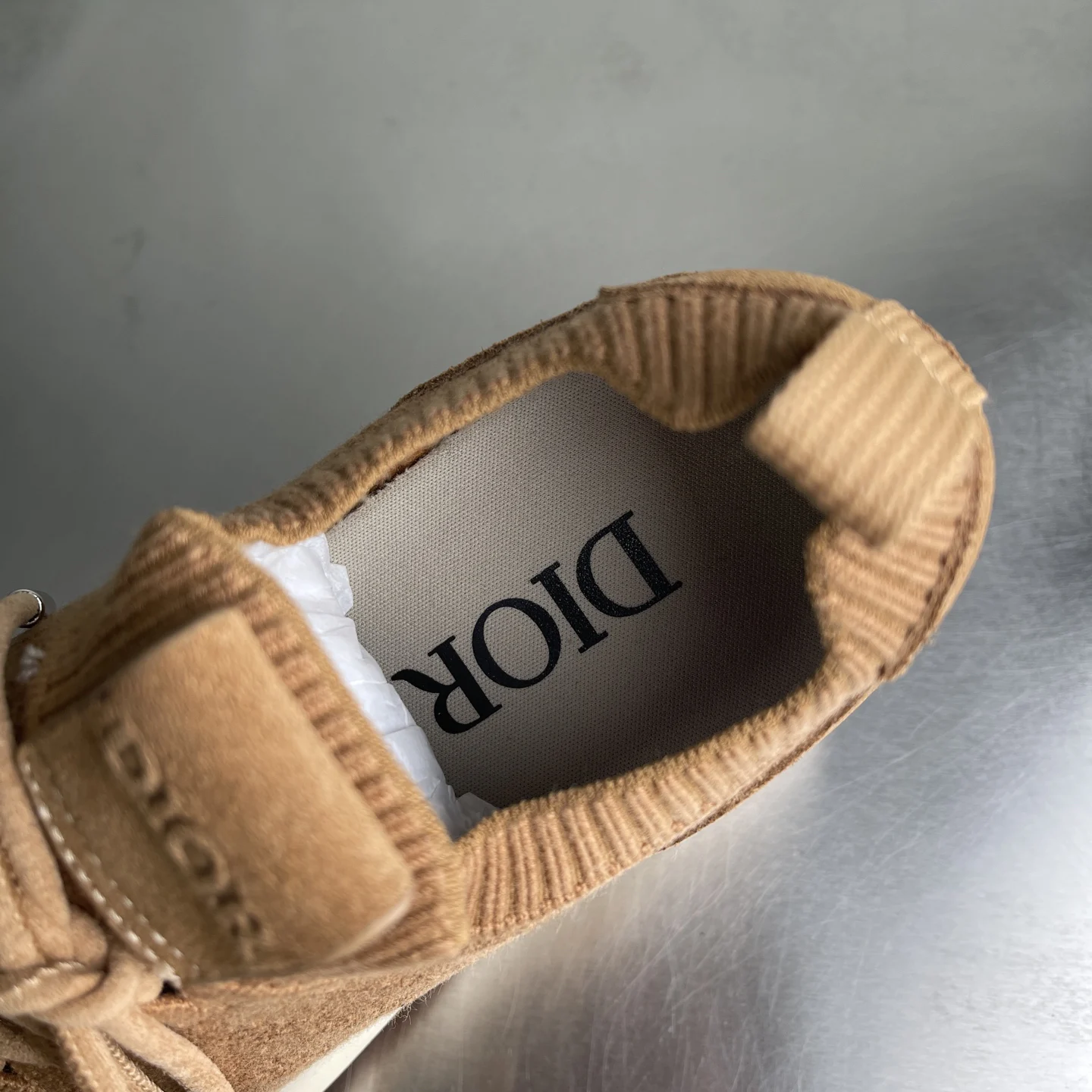 Dior B80 Lounge Sneaker Beige Cannage · 3SN333AAS_H718