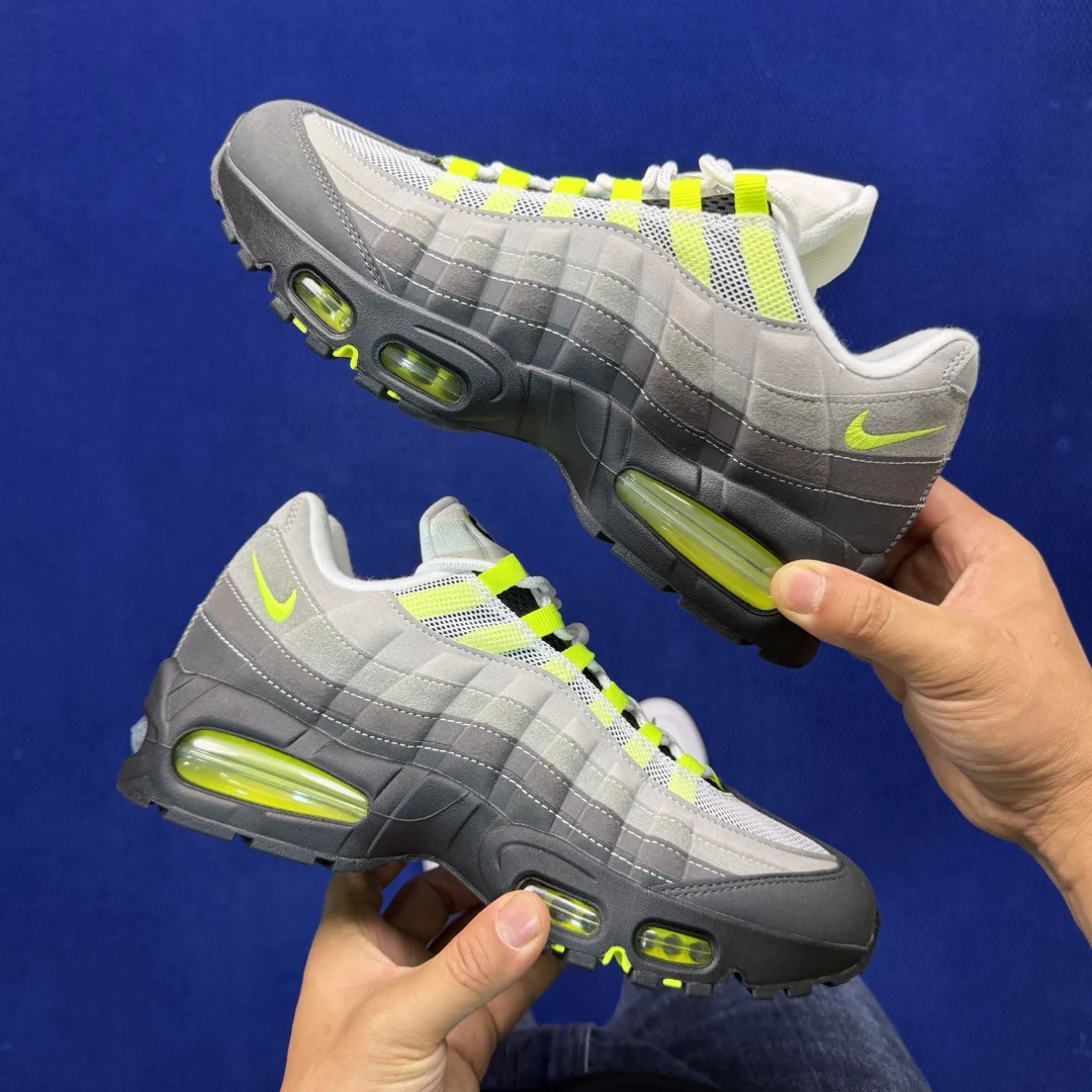 Nike Air Max 95 Big Bubble Black / Cool Grey / Neon Yellow · HM4740-001