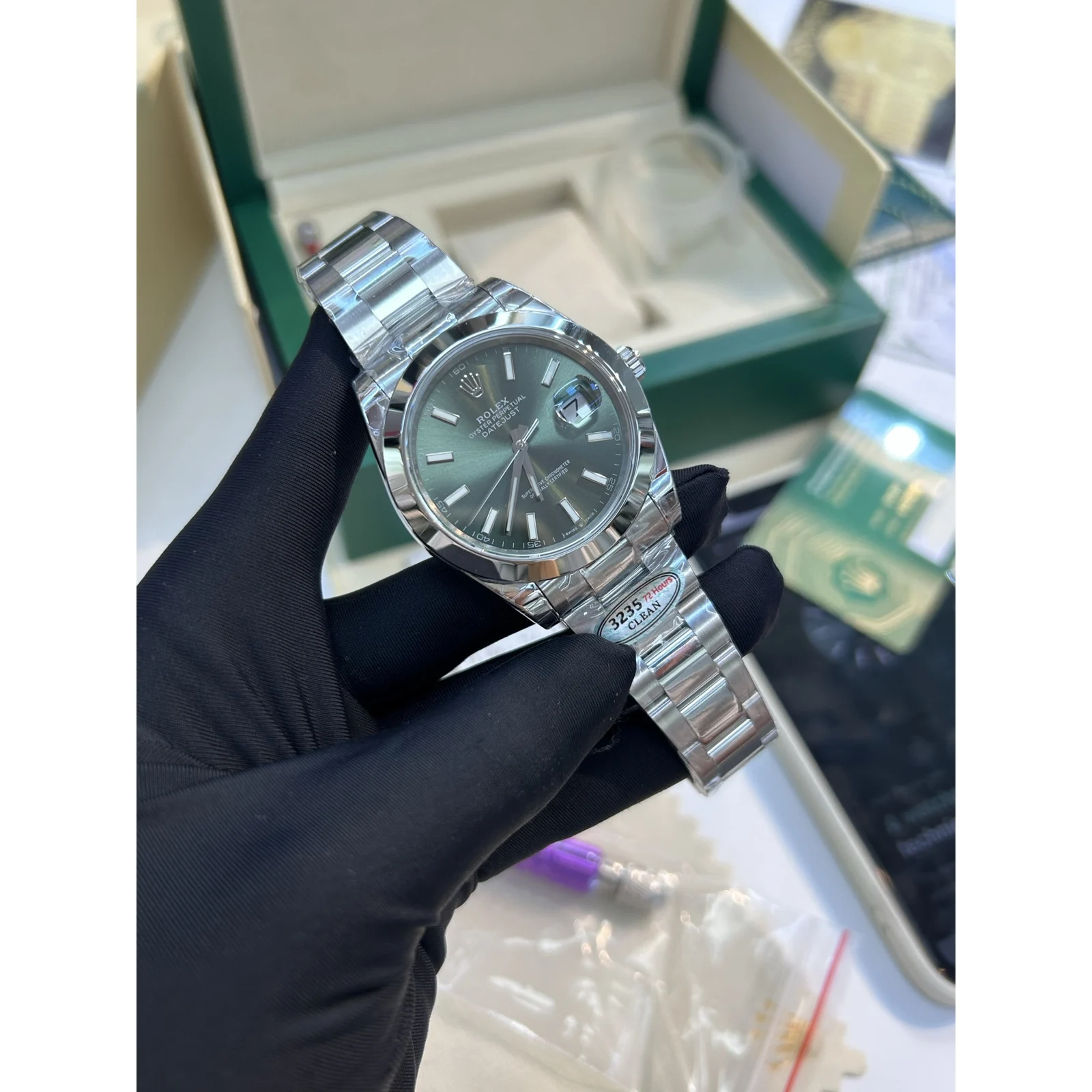 Rolex Datejust 41 126300 Mint Green Dial — photo 4