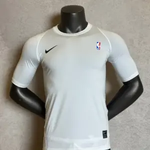 White Short Sleeve Compression Shirt 101