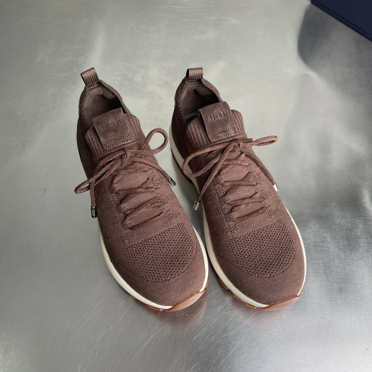 Dior B80 Lounge Sneaker Brown Cannage · 3SN333AAS_H707