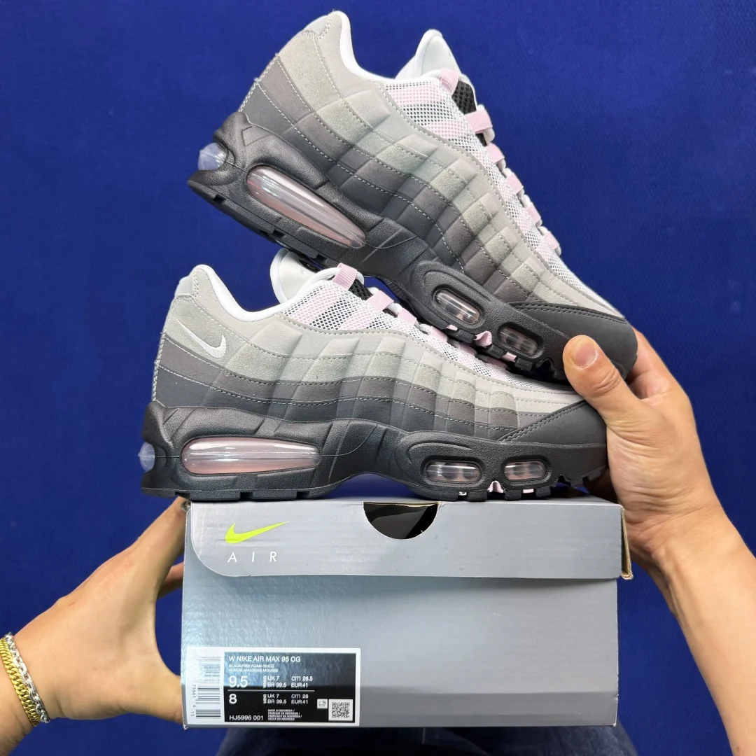 Nike Air Max 95 Big Bubble Black / White / Reflect Silver / Pink Foam · HJ5996-001