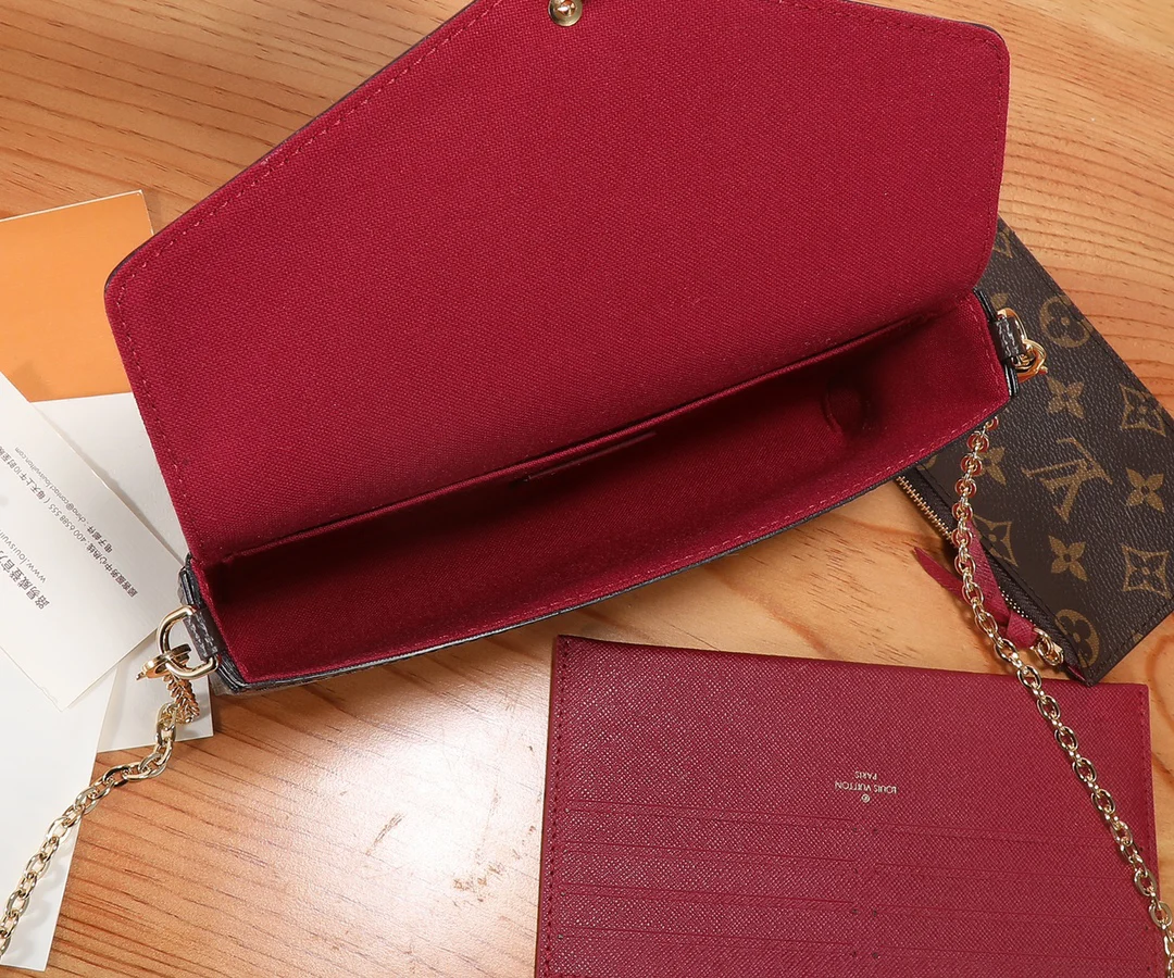 Louis Vuitton Pochette Félicie Monogram Monogram · Fuchsia · M81896