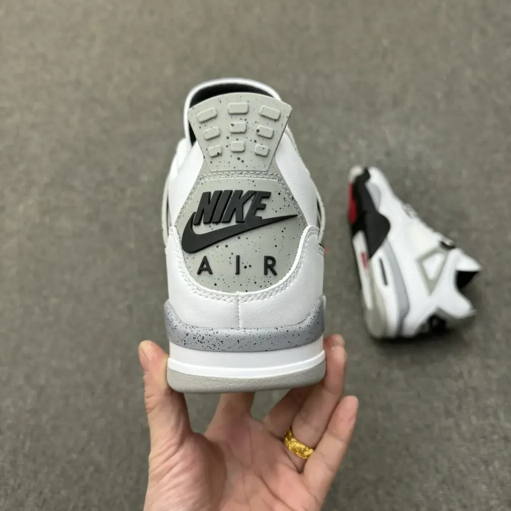 Air Jordan 4 White Cement