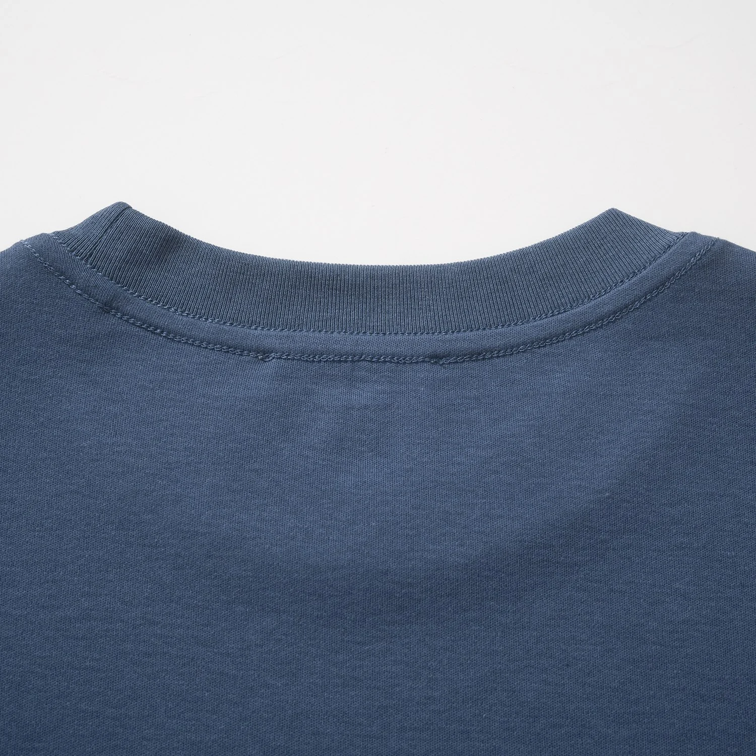 Hermès H'Cheval T-Shirt with Leather Detail Marine