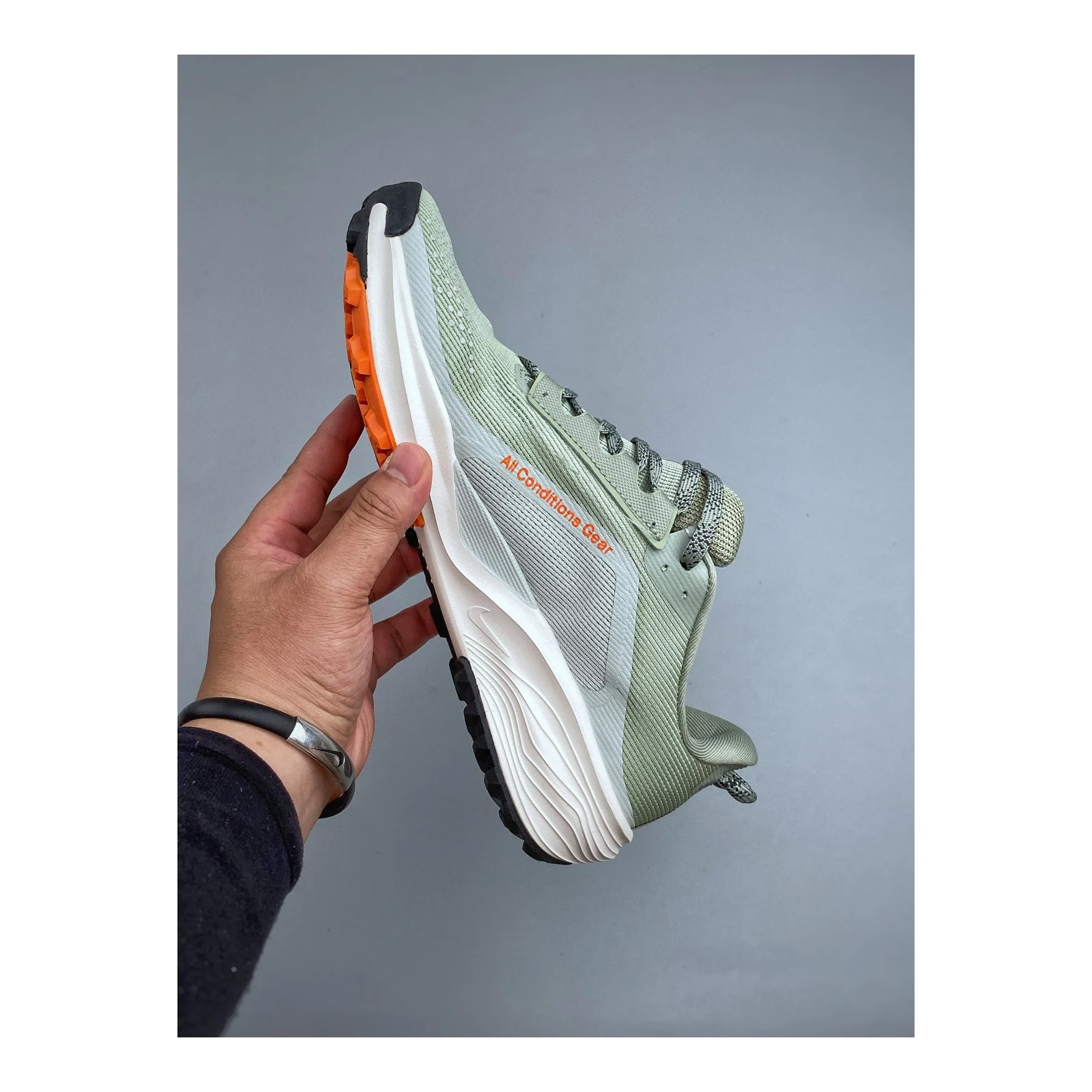 Nike ACG Pegasus Trail Jade Horizon / Light Silver / Safety Orange / Phantom · HV8116-310