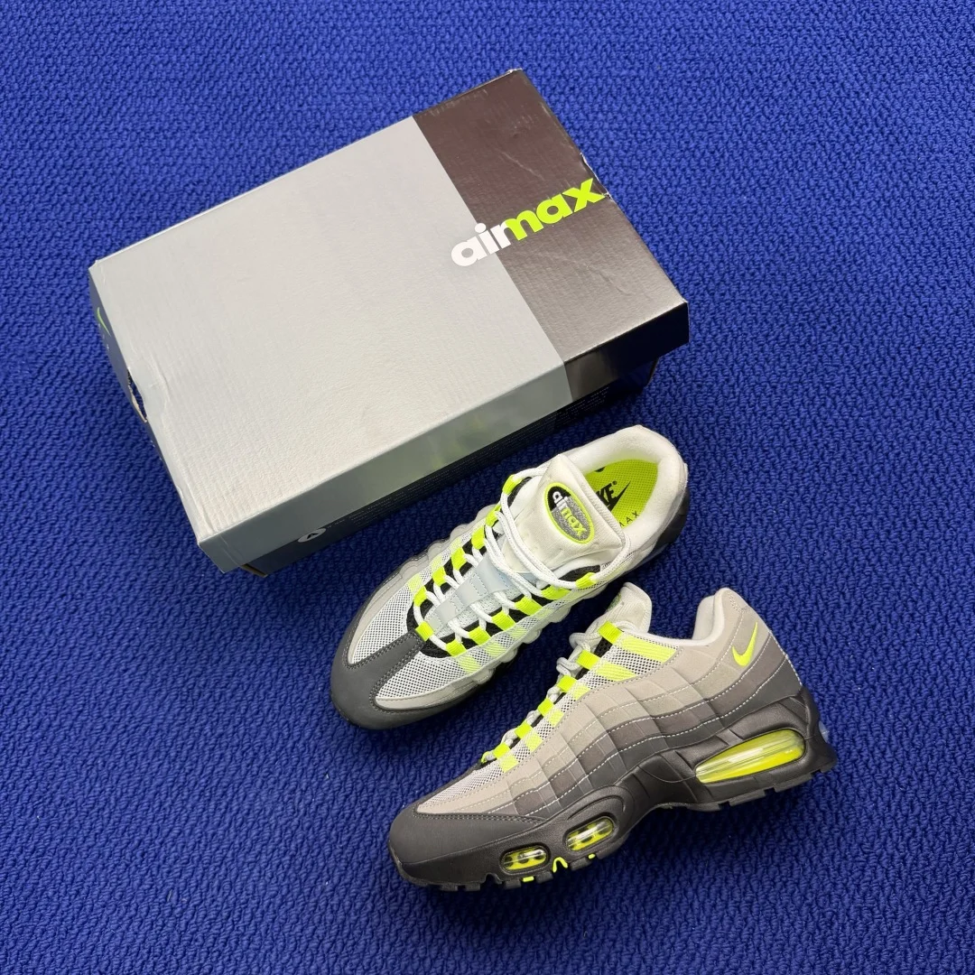 Nike Air Max 95 Big Bubble Black / Cool Grey / Neon Yellow · HM4740-001