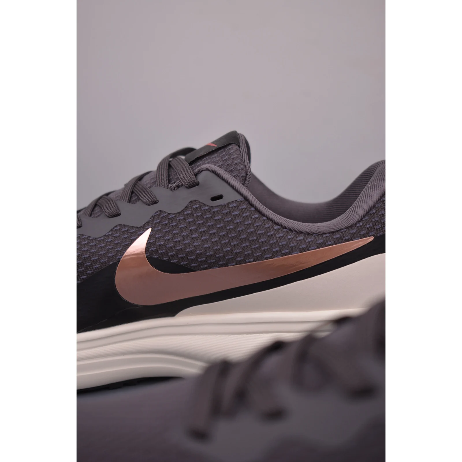 Nike Revolution 8 Medium Ash / Black / Sail / Metallic Red Bronze · HJ8485-200