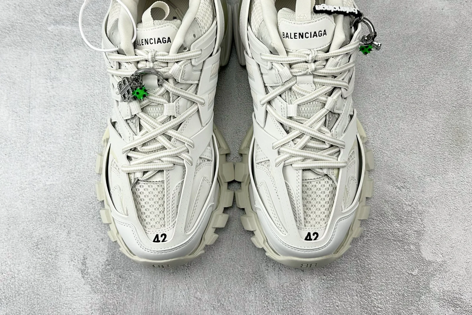 Balenciaga Track Sneaker With Charms White · 542023WTRHM9000
