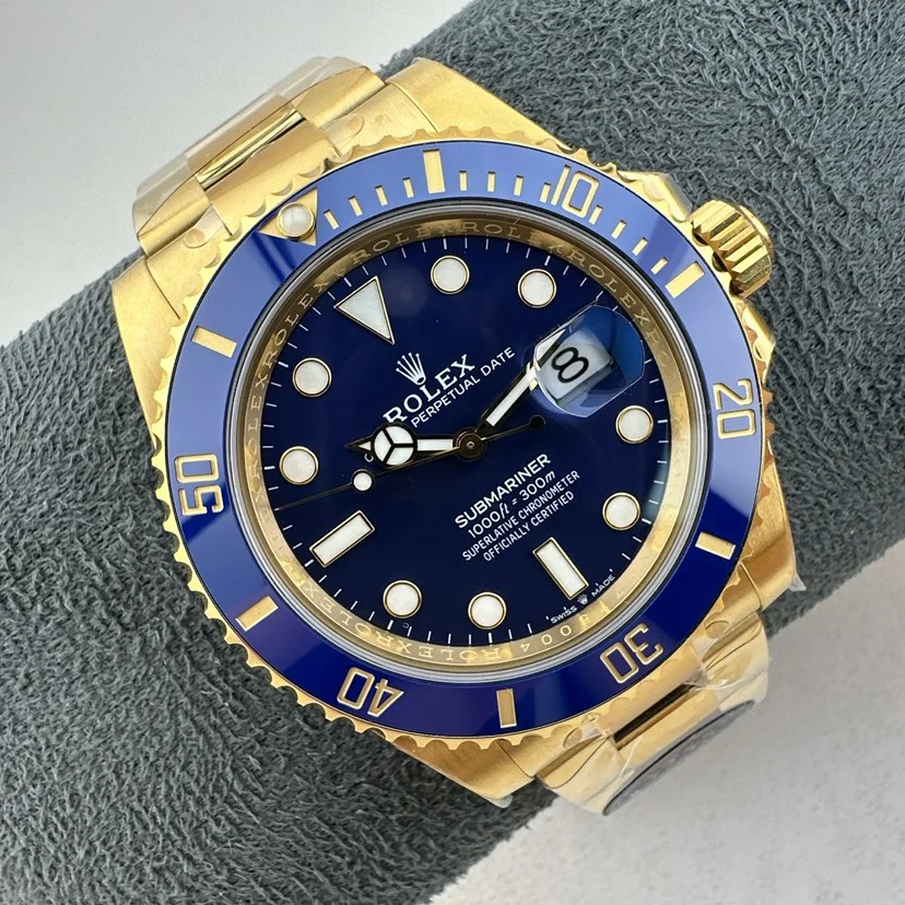 Rolex Submariner Date 126618LB Gold-Tone Blue — photo 2