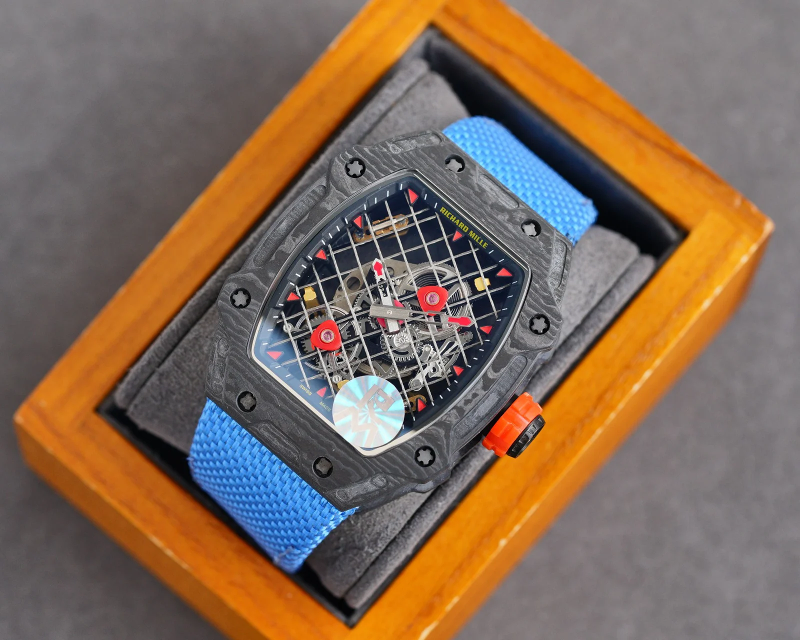 Richard Mille RM 27-04 — Dark case / Blue strap — image 2