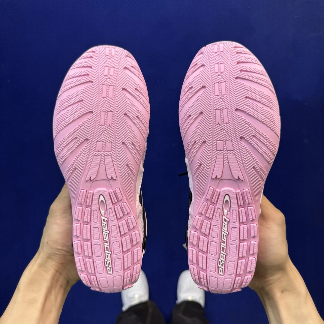Balenciaga Radar Slip-On Sneaker Pink/Black · 865868WSTBL5010