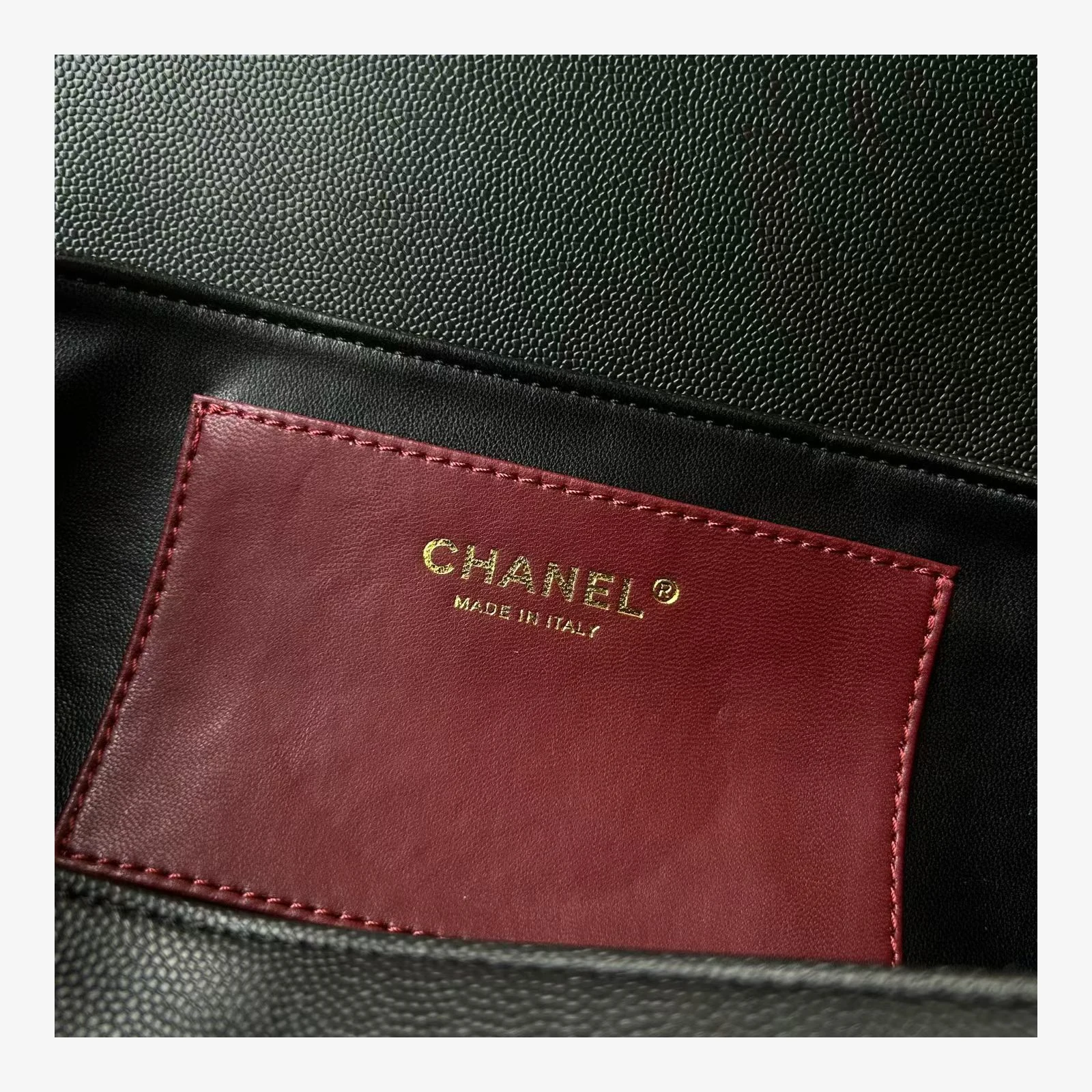 Chanel Large Bowling Bag AS6181 · Black & White Grained Calfskin Black & White · Grained Calfskin & Lambskin