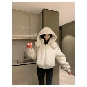 Alo Foxy Sherpa Jacket Ivory · W4313R