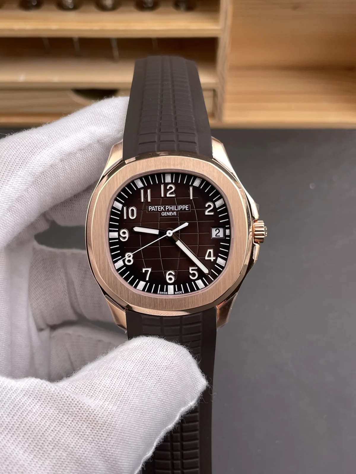 Patek Philippe Aquanaut 5167R-001 Brown Dial Watch — image 1