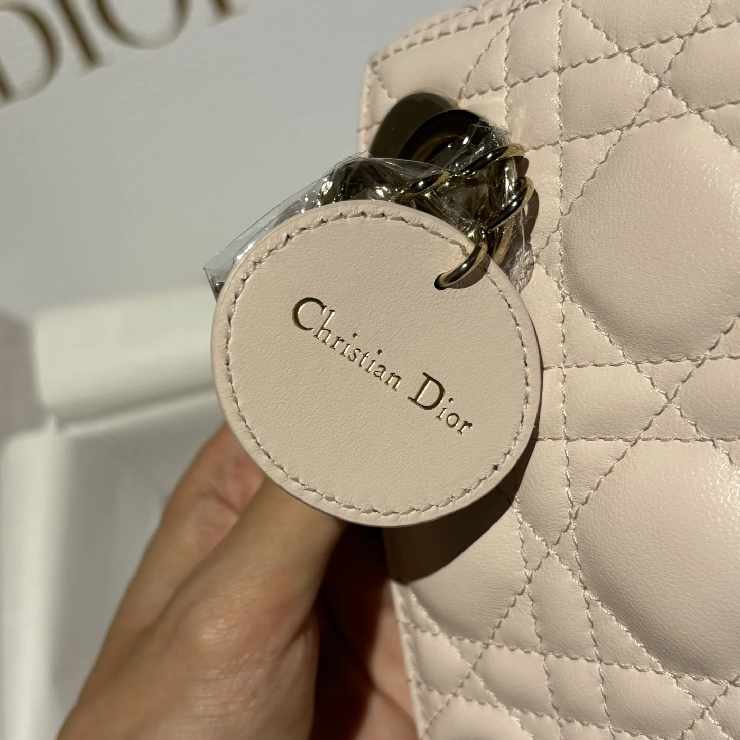 Mini Lady Dior Bag Blush Pink Cannage Lambskin · M0505ONGE_M09N
