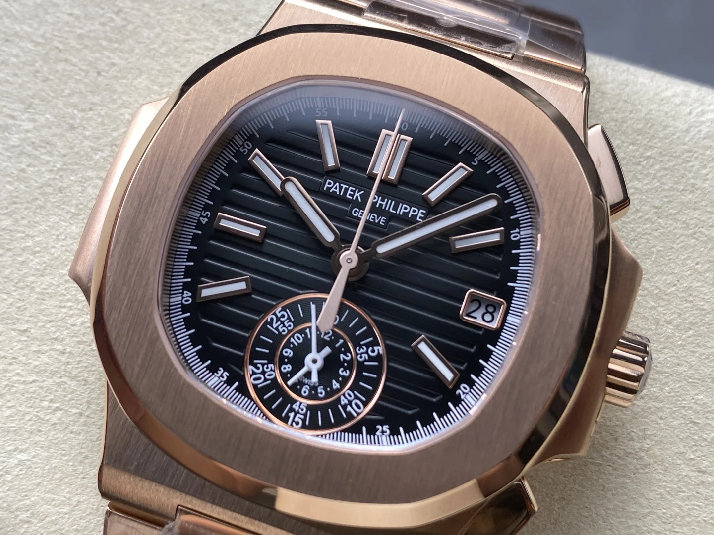 Patek Philippe Nautilus 5980/1R-001 Black Dial Watch — image 2