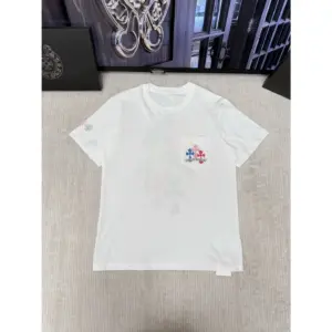 Chrome Hearts Multicolor Cross Tee White / Multicolor