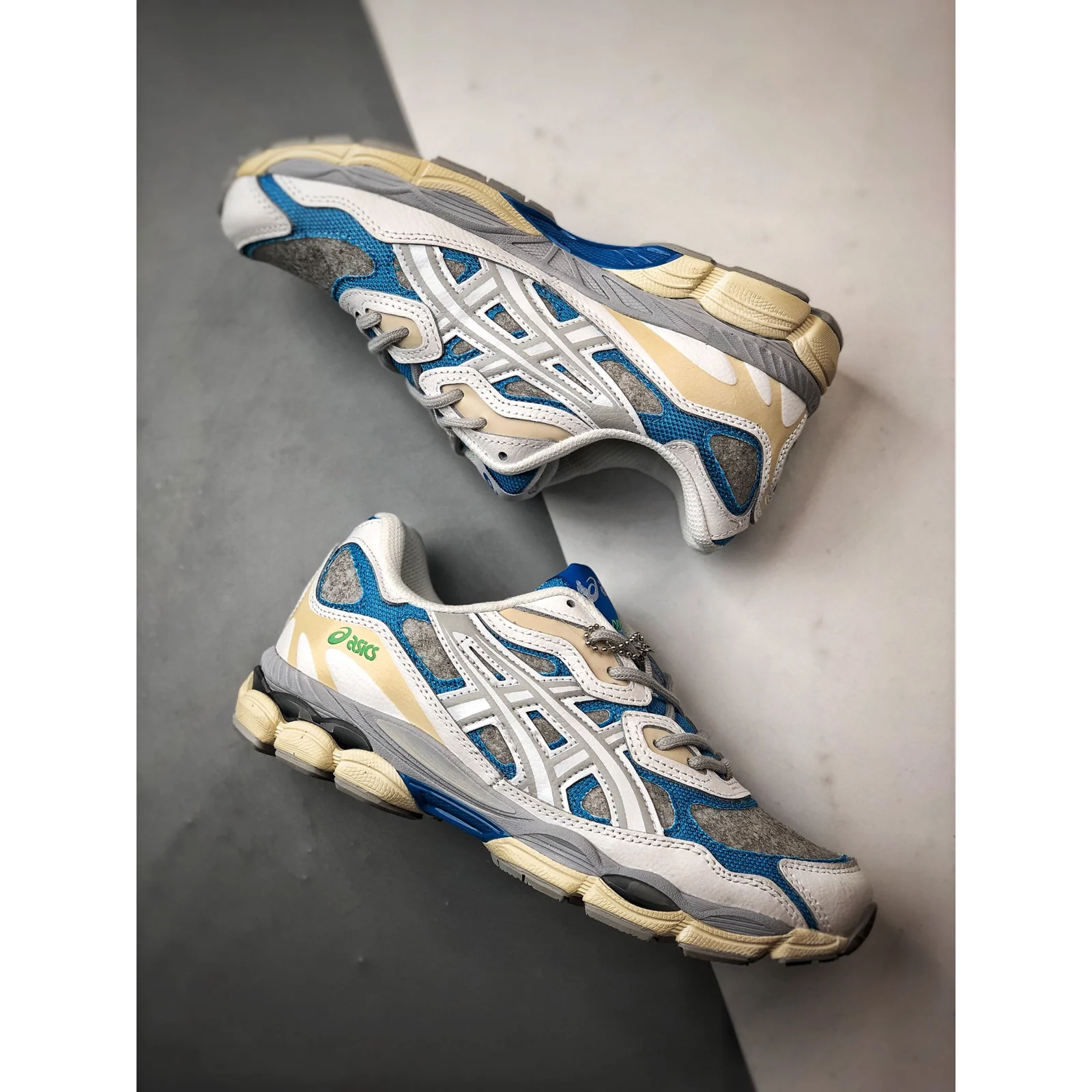 ASICS GEL-NYC White / Dolphin Blue · 1203A281-100