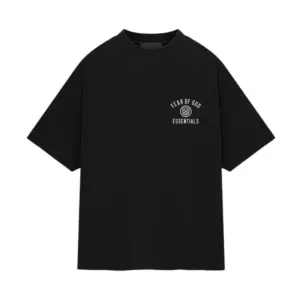 Fear of God Essentials HO24 Jersey Crewneck Tee Black · 125HO244190F
