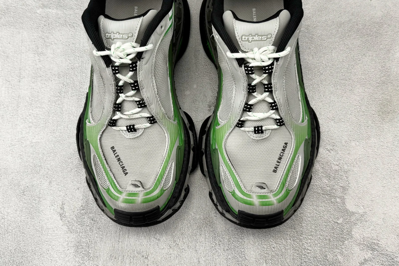 Balenciaga Triple S.2 Grey / Green · 865849WTRS21133