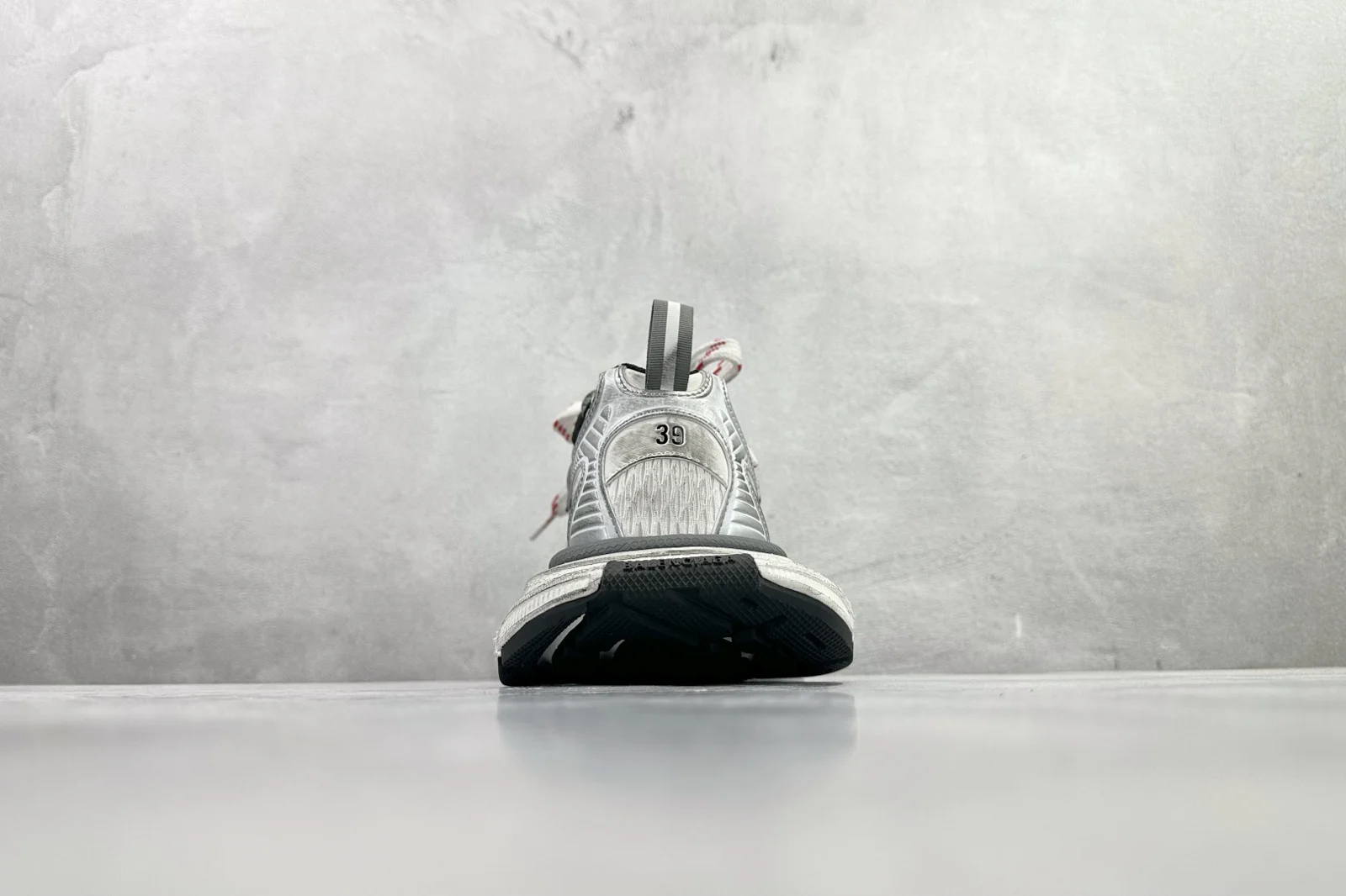 Balenciaga 3XL Split Logo Sneaker White / Navy / Grey · 840090W3XSG9239