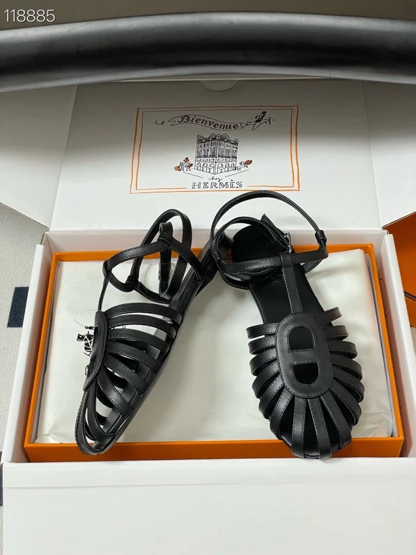 Hermès Nour Sandal Noir
