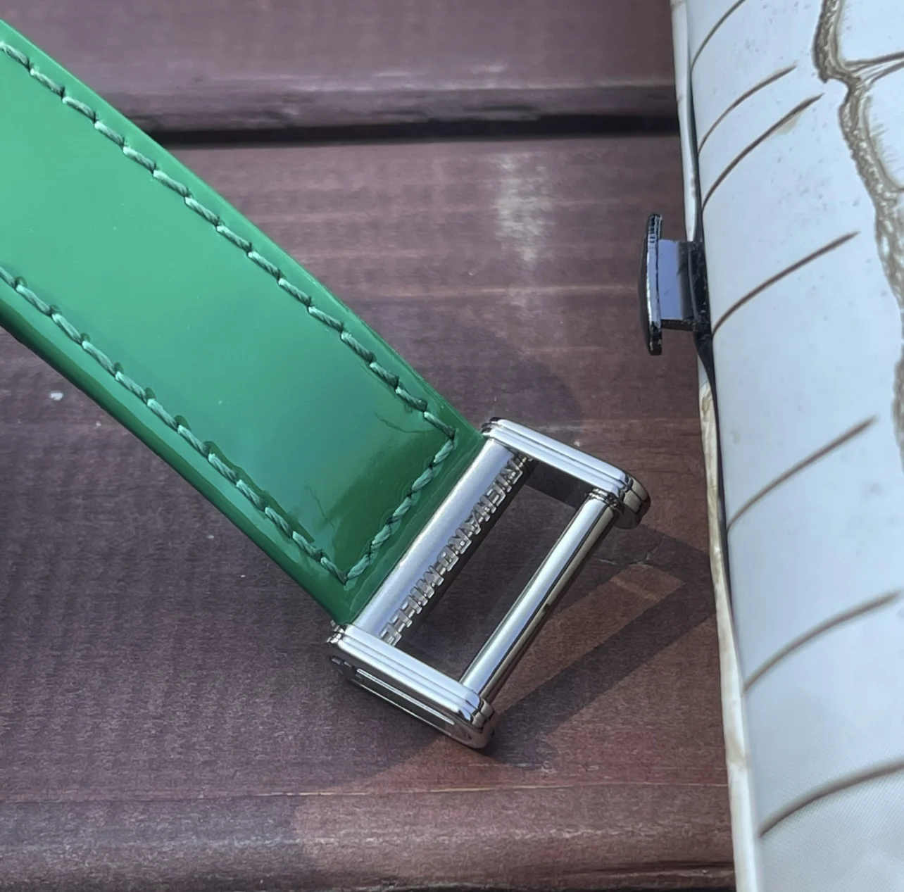 Richard Mille RM 07-01 — Pastel Lavender case / Green strap — image 7