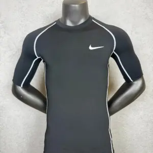 Black Short Sleeve Compression Shirt 007