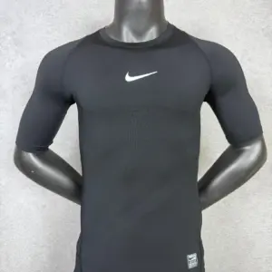 Black Short Sleeve Compression Shirt 003