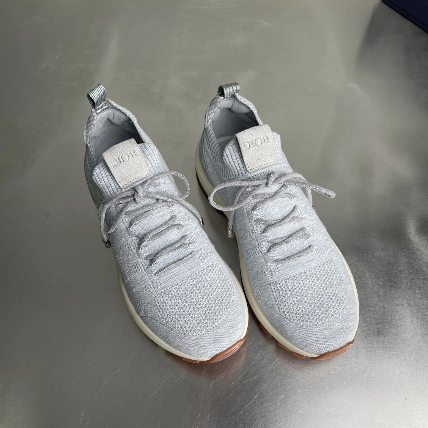Dior B80 Lounge Sneaker Gray Cannage · 3SN333AAS_H806