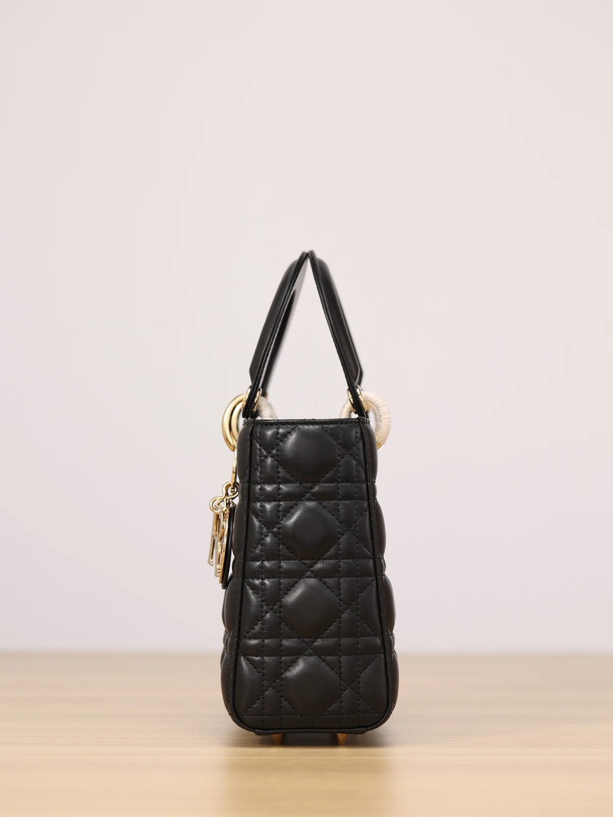 Small Lady Dior My ABCDior Bag Black Cannage Lambskin · M0538ONGE_M900
