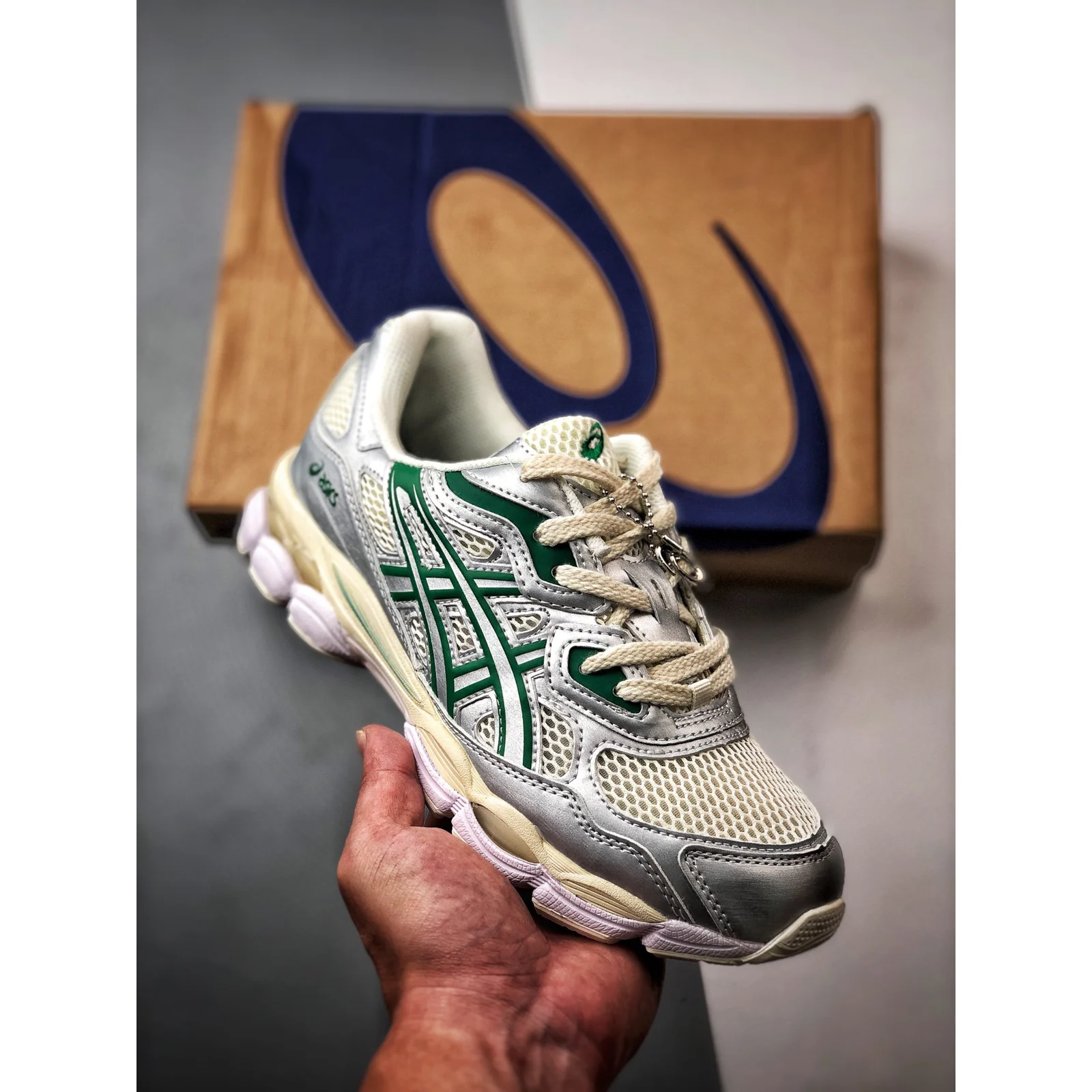 ASICS GEL-NYC Birch / Pure Silver · 1201A971-200